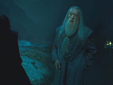 دامبلدور و اسنیپ بالای تپه