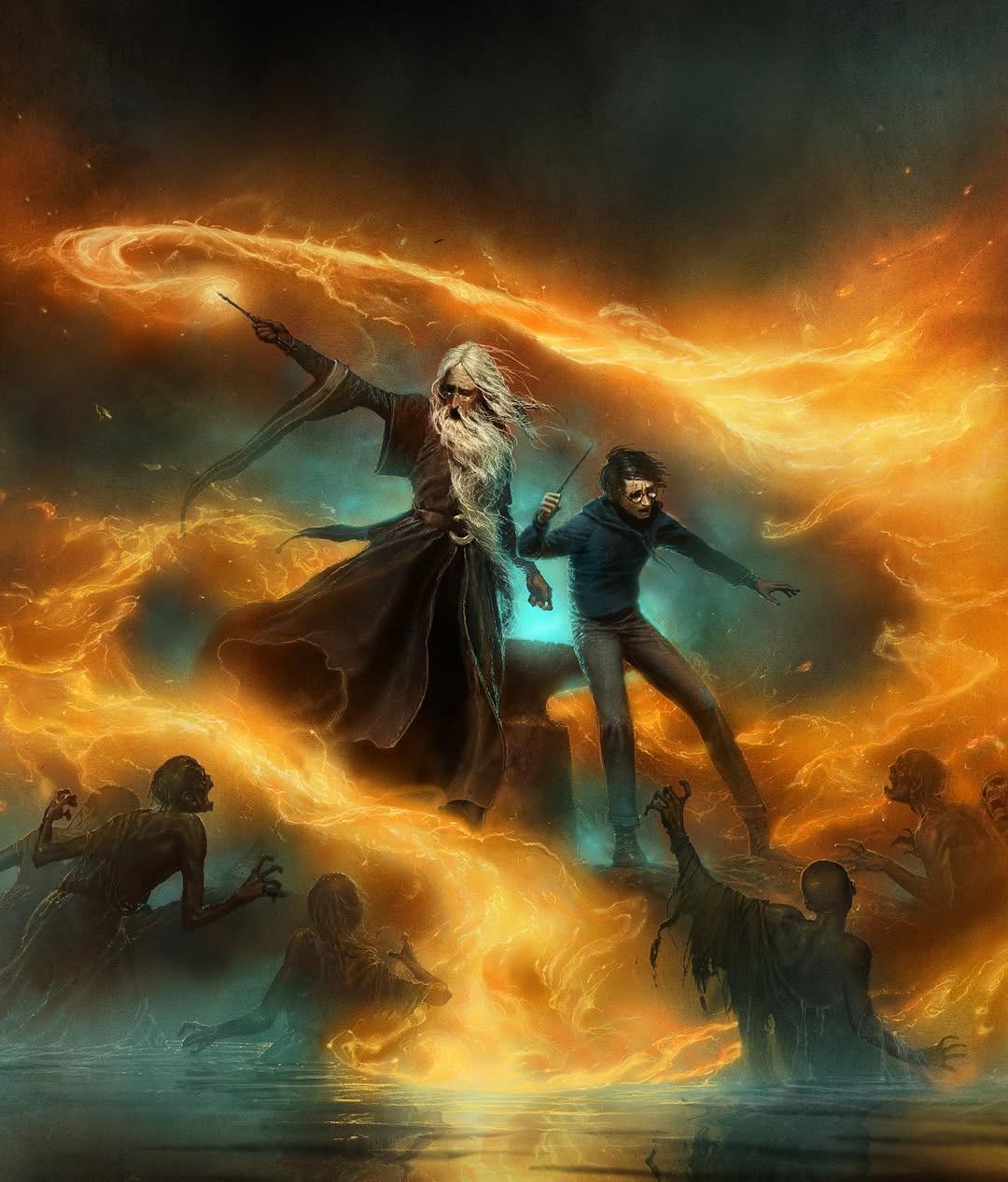 Here’s the cover for the upcoming Half Blood Prince Illustrated edition.